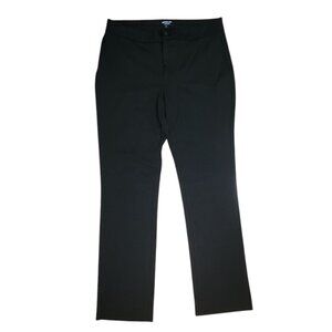 Not Your Daughters Jeans NYDJ Curves 360 Pants Womens Size 8 Black Slim Ponte
